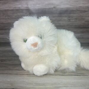 Russ Caress Cat Persian Nikki Realistic Plush‎ Toy Vintage  White Kitty
